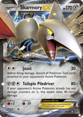 Skarmory EX 80/146 Holo Rare EX