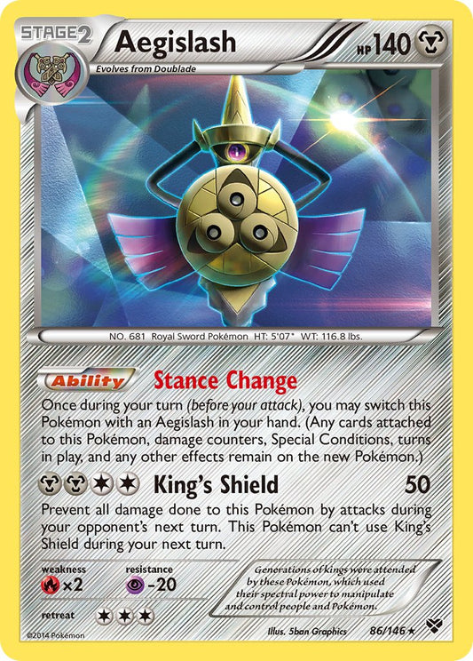 Aegislash 86/146 Prerelease Promo - MissingNo.
