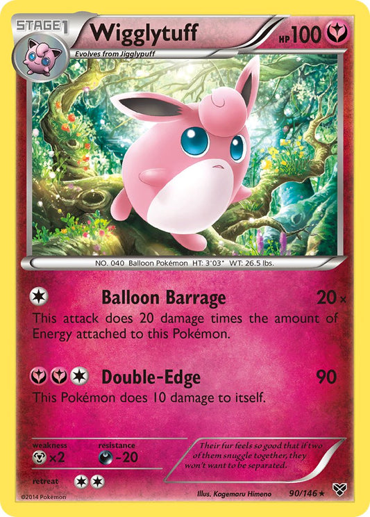 Wigglytuff 90/146 Reverse Rare - MissingNo.