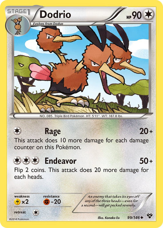Dodrio 99/146 Reverse Uncommon - MissingNo.
