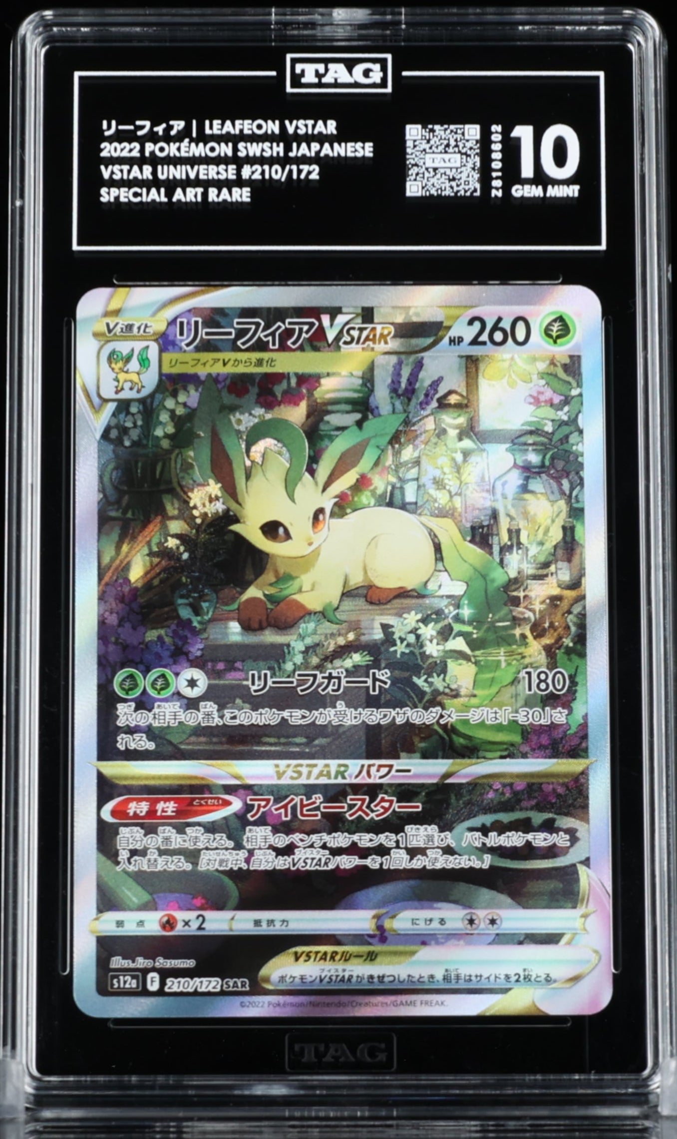Leafeon VSTAR 210/172 - TAG 10 - MissingNo.