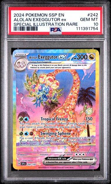 Alolan Exeggutor 242 PSA 10 - MissingNo.