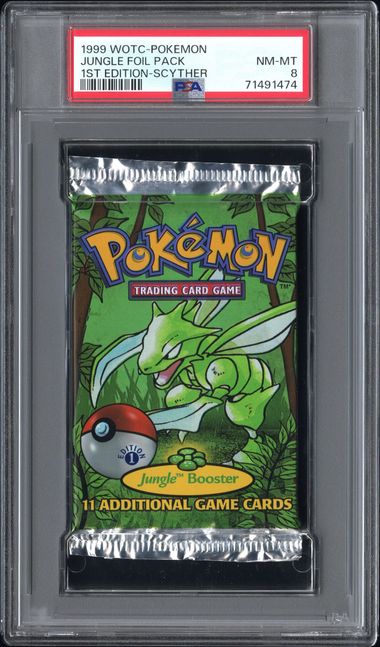First Edition Jungle Booster Pack PSA 7 - MissingNo.