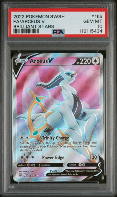 Arceus V 165/172 PSA 10 - MissingNo.