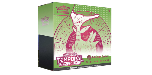 Temporal Forces Pokemon Center Exclusive Elite Trainer Box (Iron Leaves) - MissingNo.