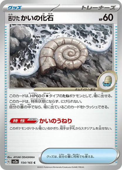 Ancient Helix Fossil 154/165