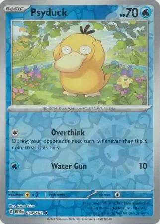 Psyduck 54/165 Reverse Common - MissingNo.
