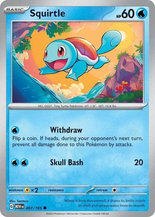 Squirtle 7/165 Common - MissingNo.