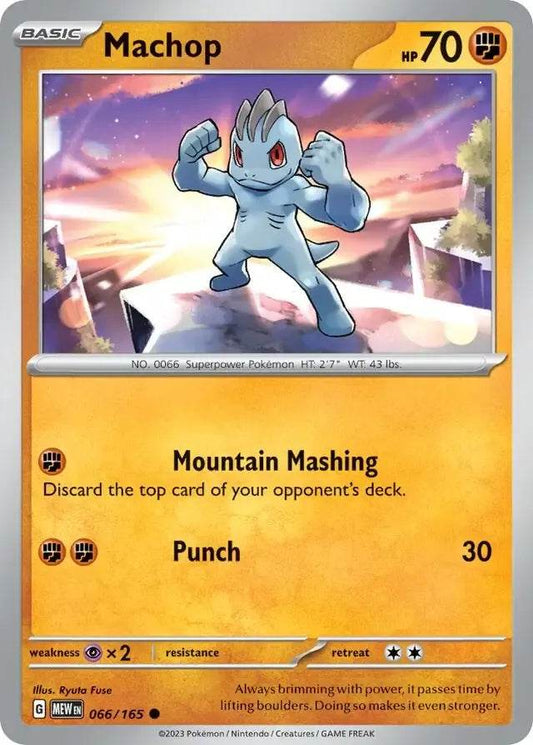 Machop 66/165 Common - MissingNo.