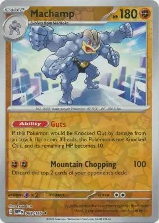 Machamp 68/165 Reverse Rare - MissingNo.