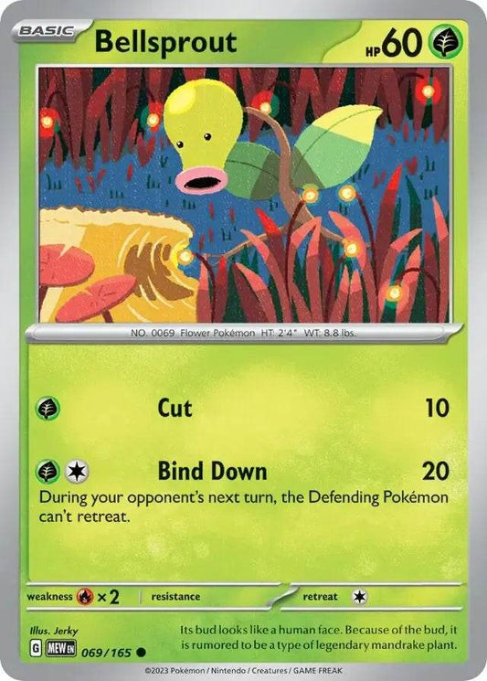Bellsprout 69/165 Common - MissingNo.