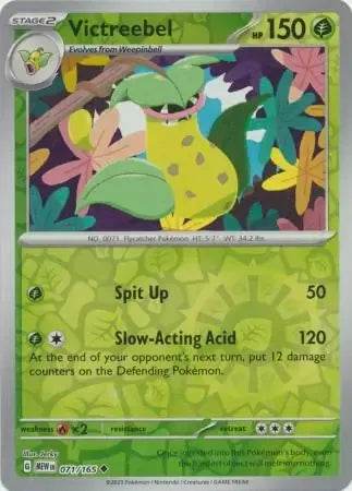 Victreebel 71/165 Reverse Uncommon - MissingNo.