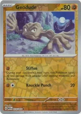 Geodude 74/165 Reverse Common - MissingNo.