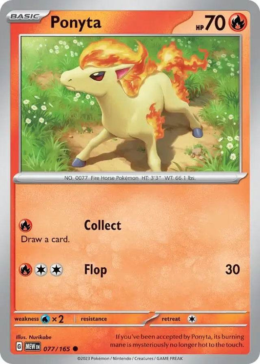 Ponyta 77/165 Common - MissingNo.
