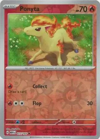 Ponyta 77/165 Reverse Common - MissingNo.