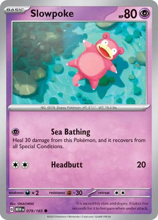 Slowpoke 79/165 Common - MissingNo.