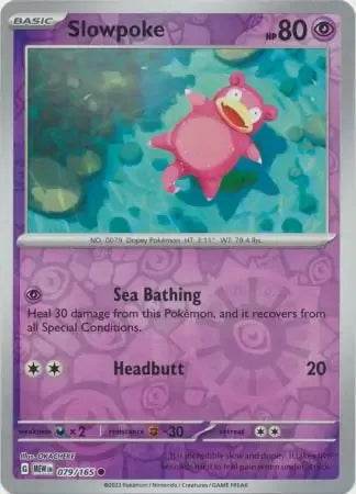 Slowpoke 79/165 Reverse Common - MissingNo.