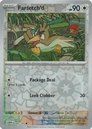 Farfetch'd 83/165 Reverse Common - MissingNo.