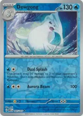 Dewgong 87/165 Reverse Uncommon - MissingNo.