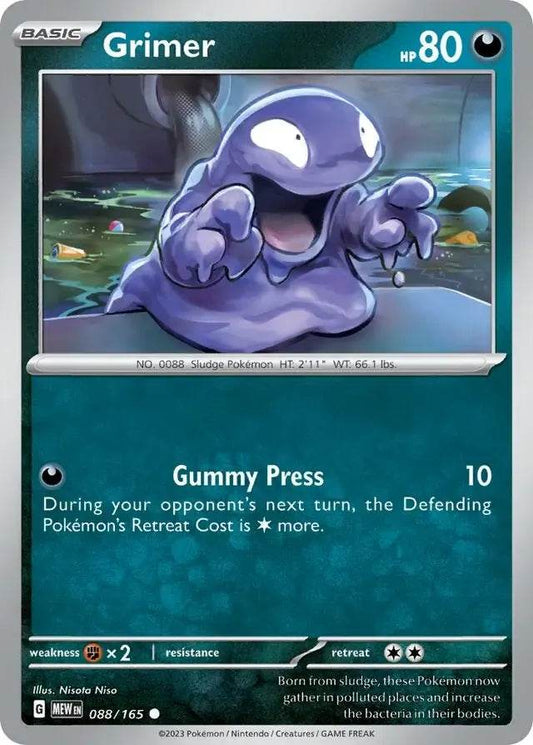 Grimer 88/165 Common - MissingNo.