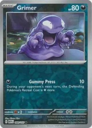 Grimer 88/165 Reverse Common - MissingNo.