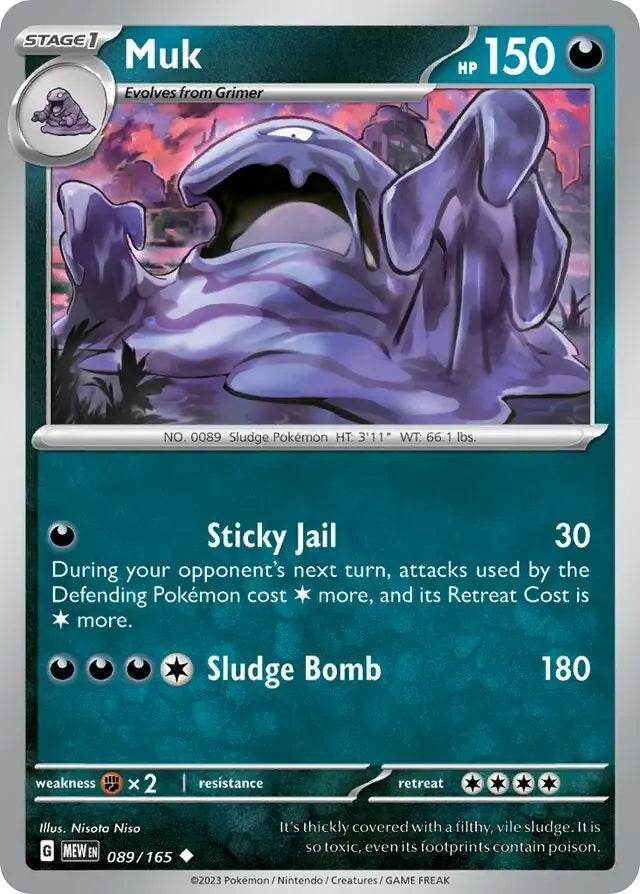 Muk 89/165 Uncommon - MissingNo.