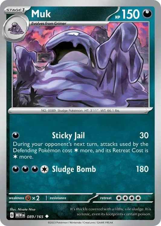 Muk 89/165 Uncommon - MissingNo.
