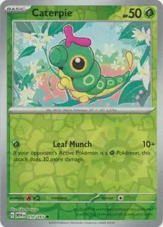 Caterpie 10/165 Reverse Common - MissingNo.