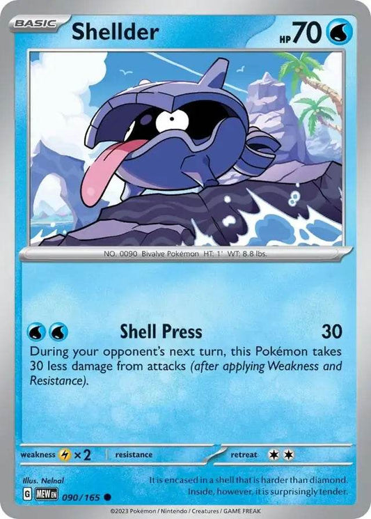 Shellder 90/165 Common - MissingNo.