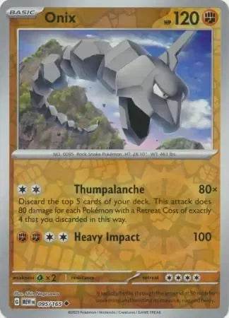 Onix 95/165 Reverse Uncommon - MissingNo.
