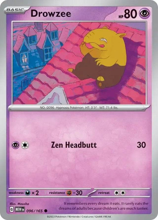 Drowzee 96/165 Common - MissingNo.