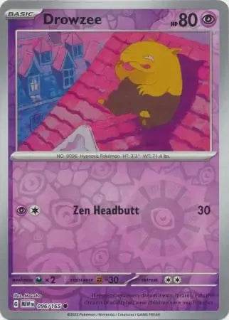 Drowzee 96/165 Reverse Common - MissingNo.