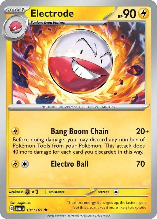 Electrode 101/165 Holo Rare - MissingNo.