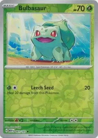 Bulbasaur 1/165 Reverse Common - MissingNo.