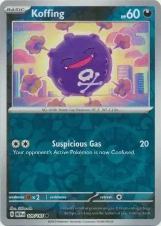 Koffing 109/165 Reverse Common - MissingNo.
