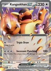 Kangaskhan ex 115/165 Double Rare ex