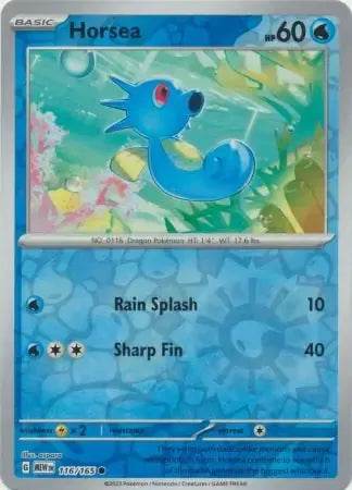 Horsea 116/165 Reverse Common - MissingNo.