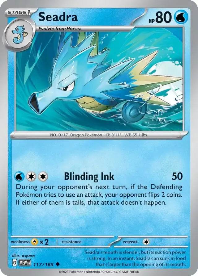 Seadra 117/165 Uncommon - MissingNo.