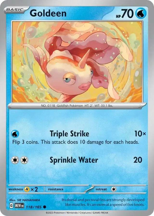 Goldeen 118/165 Common - MissingNo.