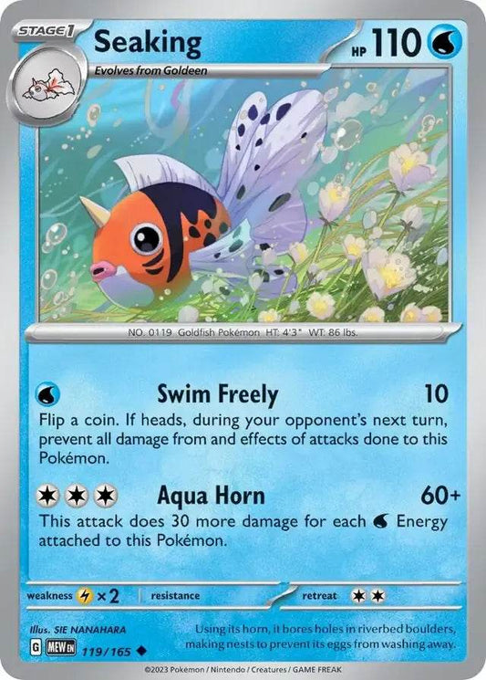 Seaking 119/165 Uncommon - MissingNo.