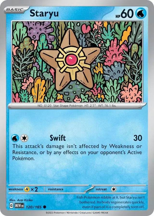 Staryu 120/165 Common - MissingNo.