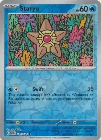 Staryu 120/165 Reverse Common - MissingNo.