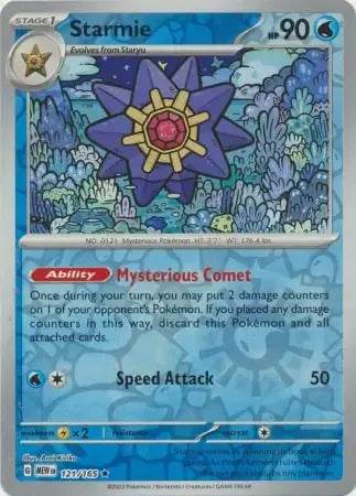 Starmie 121/165 Reverse Rare - MissingNo.