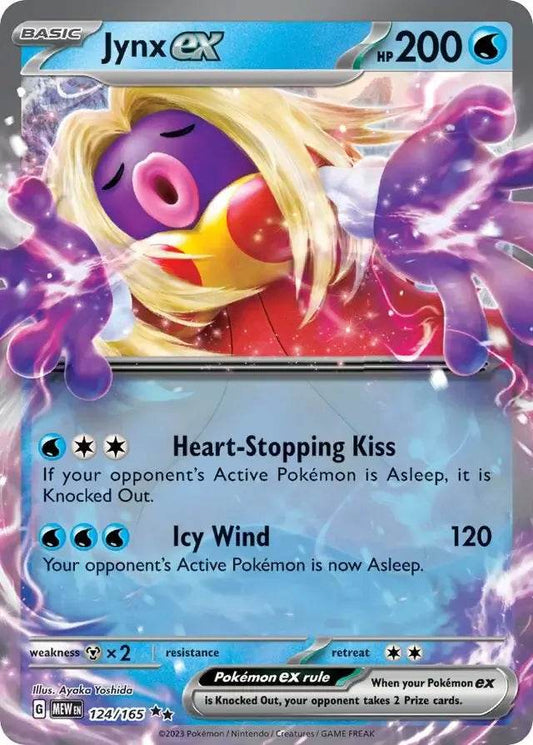 Jynx ex 124/165 Double Rare ex - MissingNo.
