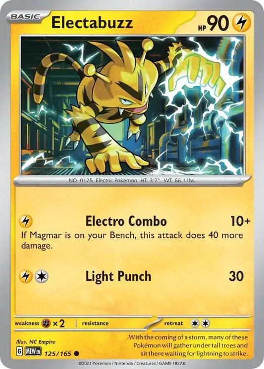 Electabuzz 125/165 Common - MissingNo.