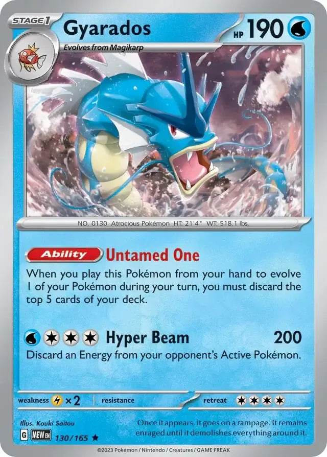 Gyarados 130/165 Holo Rare - MissingNo.