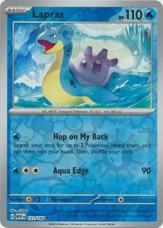 Lapras 131/165 Reverse Uncommon - MissingNo.