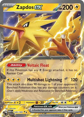 Zapdos ex 145/165 Double Rare ex