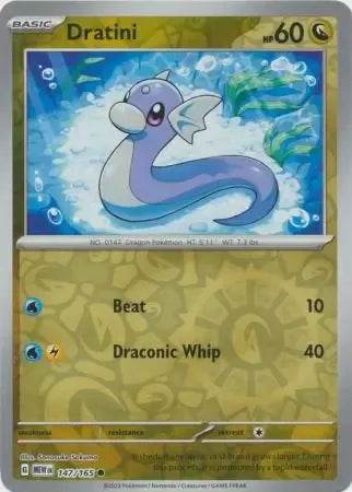 Dratini 147/165 Reverse Common - MissingNo.