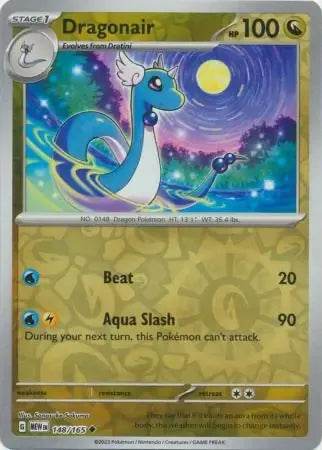 Dragonair 148/165 Reverse Uncommon - MissingNo.